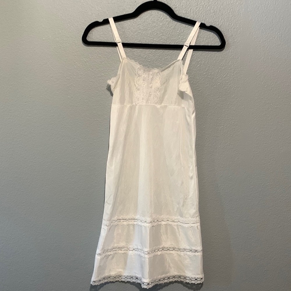 Vintage white lingerie, night gown.